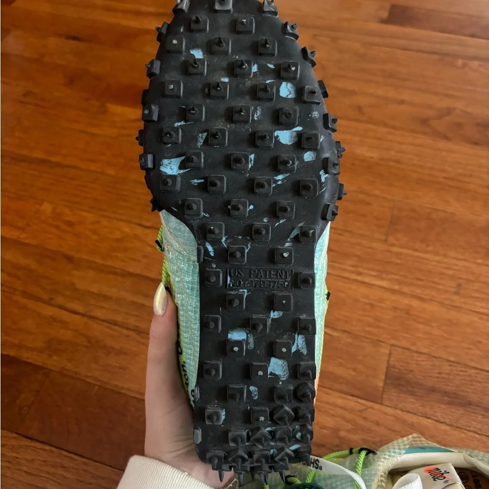 Off-White x Nike Wmns Waffle Racer 'Vivid Sky' 2019 size 10 - Picture 10 of 14